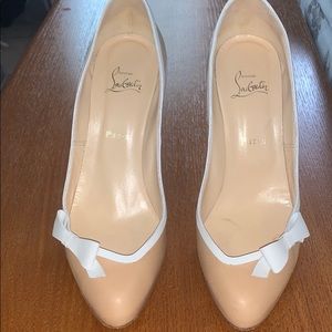 Cristian Laboutin High heels shoes with bow tie
